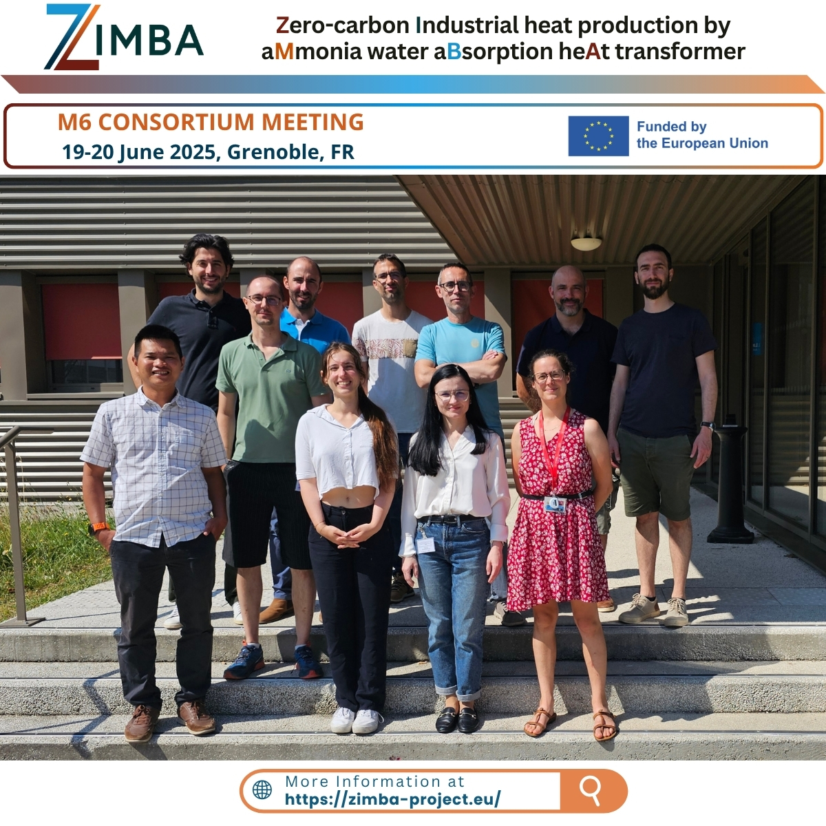 Six months in: ZIMBA partners met in Grenoble to chart the way forward