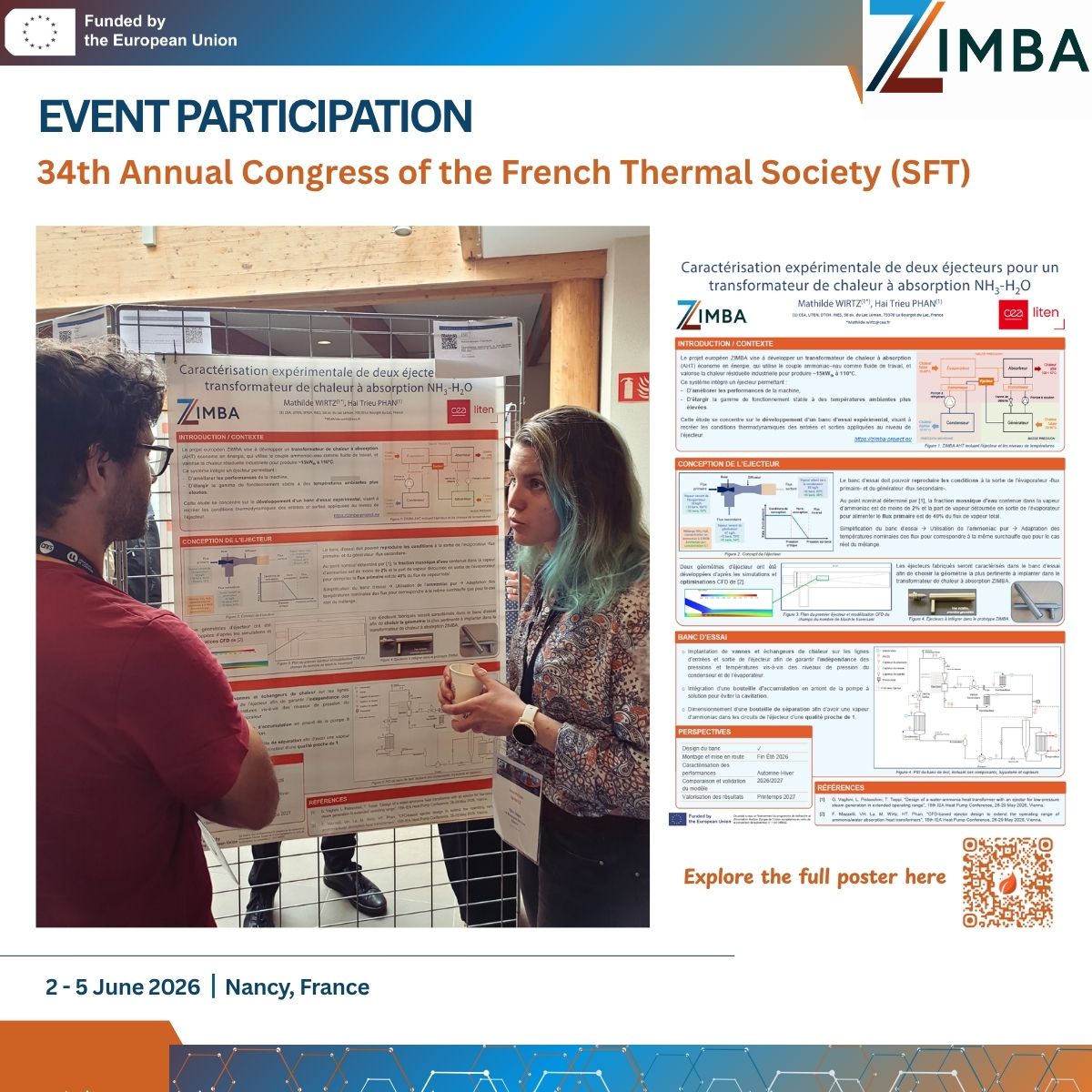 ZIMBA at the 34th SFT Congress