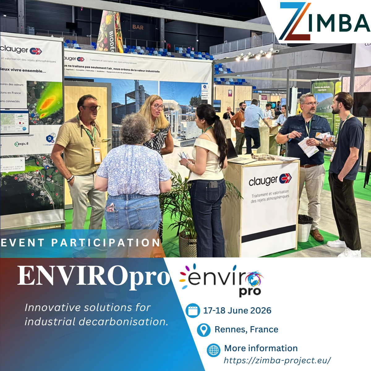 ZIMBA Showcased at ENVIROpro in Rennes