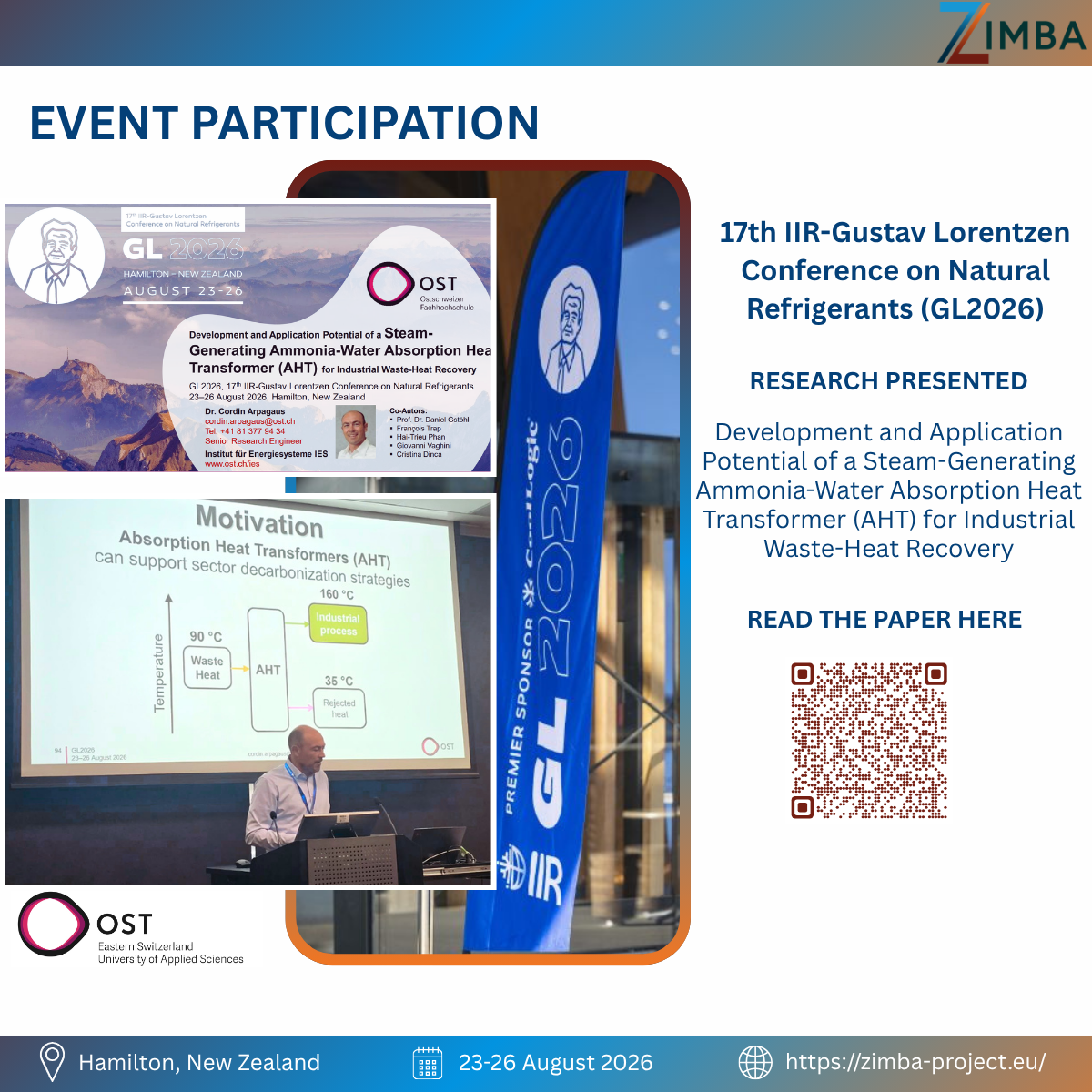 ZIMBA Research Presented at GL2026